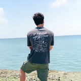 Stargazer Oversized Tee - Charcoal