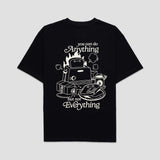 Burnout Toast Oversized Tee -  Black