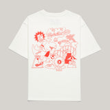 Never Grow Up Oversized Tee - Cream