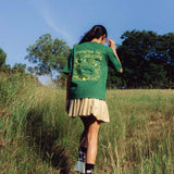 Certified Crybaby Oversized Tee - Jungle Green