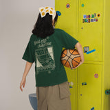 Clueless Egg Oversized Tee - Jungle Green