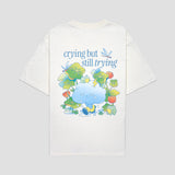 Certified Crybaby Oversized Tee - Cream