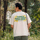 Curious by Nature Oversized Tee - Cream